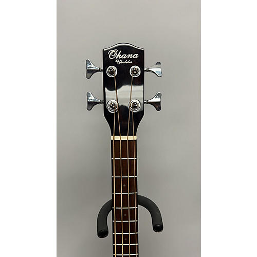 Used OHANA OBU-22 Natural Acoustic Bass Guitar Natural