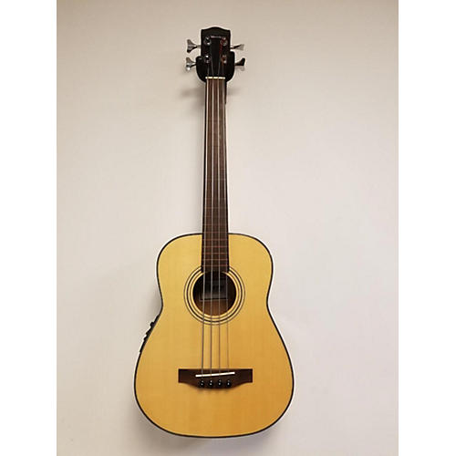 Used OHANA OBU22FLM Natural Acoustic Bass Guitar