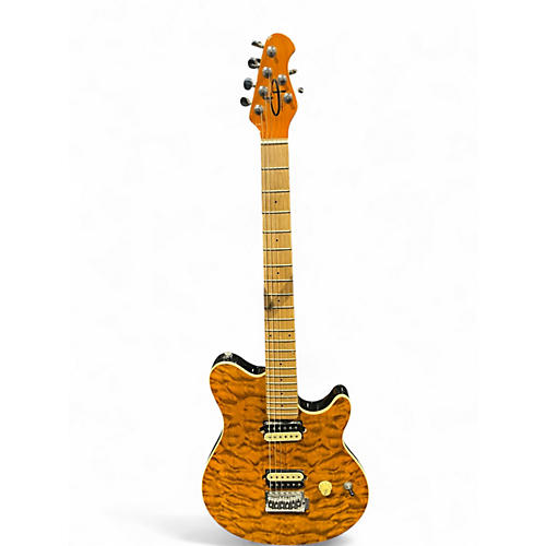 Used OLP Axis Amber Solid Body Electric Guitar Amber