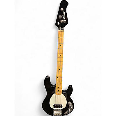 Used OLP DOUBLE CUT Black Electric Bass Guitar