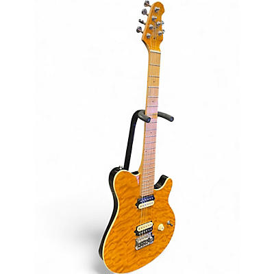 Used OLP MM1 Amber Solid Body Electric Guitar