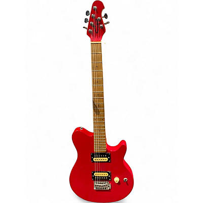 Used OLP MM1 Candy Apple Red Solid Body Electric Guitar
