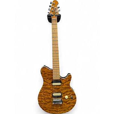 Used OLP MM1 Trans Amber Solid Body Electric Guitar