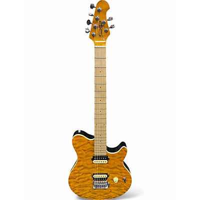 Used OLP MM1  Yellow Tiger Solid Body Electric Guitar