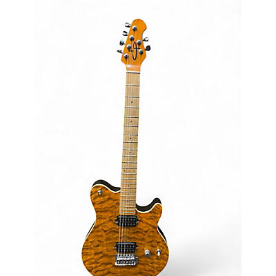 Used OLP MM1 Yellow Tiger Solid Body Electric Guitar