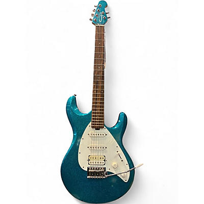 Used OLP MM4 OCEAN SPARKLE  Solid Body Electric Guitar