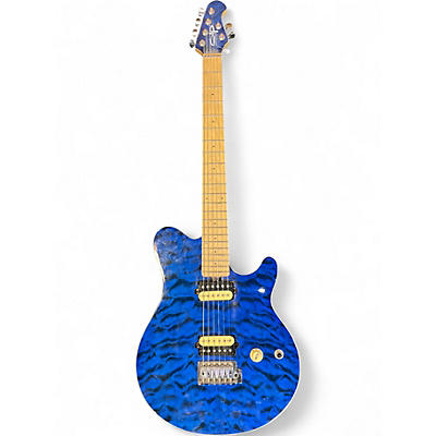 Used OLP Mm1 Blue Solid Body Electric Guitar