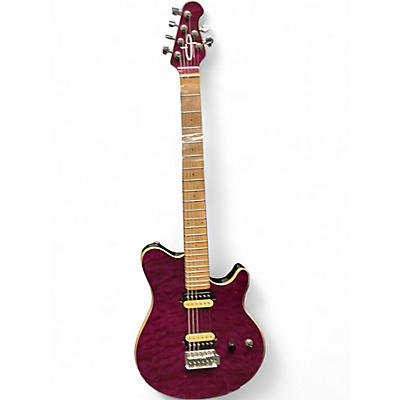 Used OLP mm1 Purple Solid Body Electric Guitar
