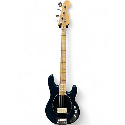 Used OLP stingray Metallic Aqua Marine Electric Bass Guitar