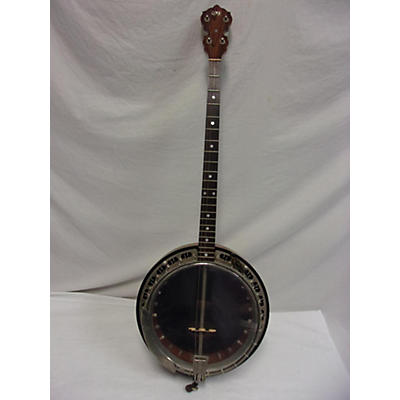 Ome Used OME Single X Plectrum Tenor Natural Banjo