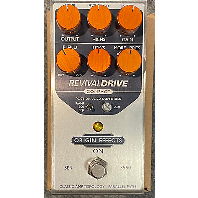 Used ORIGIN EFFECTS REVIVAL DRIVE COMPACT Effect Pedal