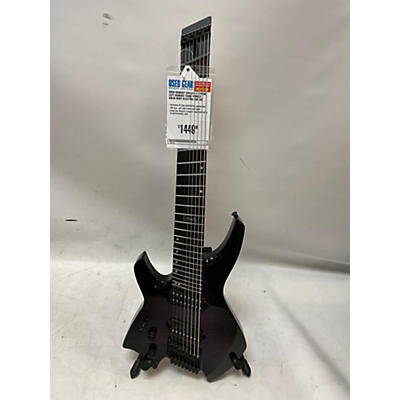 Used ORMSBY GOLIATH 8 STRING LEFT HANDED Trans Purple Solid Body Electric Guitar