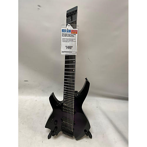 Used ORMSBY GOLIATH 8 STRING LEFT HANDED Trans Purple Solid Body Electric Guitar Trans Purple