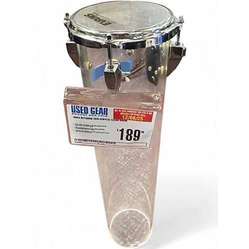 Used Octabon 26in Acrylic Clear Drum Clear 46