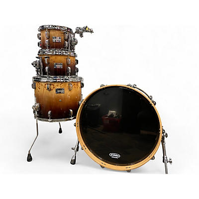 Used Odery 4 Piece Eyedentity Maple Burl Drum Kit