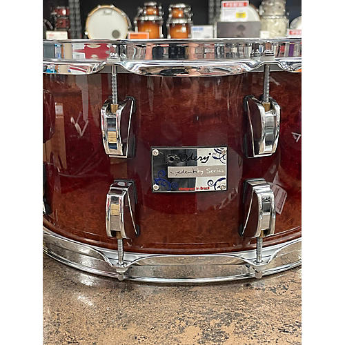 Odery Drums Used Odery Drums 14X7.5 Eyedentity Series Sapele Snare Drum Explosion Explosion 215