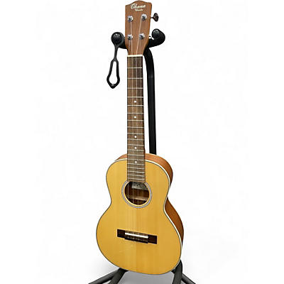 Used Ohana TK-22 SPRUCE/MAHOGANY TENOR Natural Ukulele