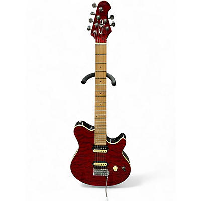 Used Oip MM1 Red Solid Body Electric Guitar