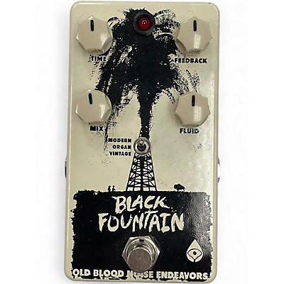Used Old Blood Noise Endeavors Black Fountain Oil Can Effect Pedal