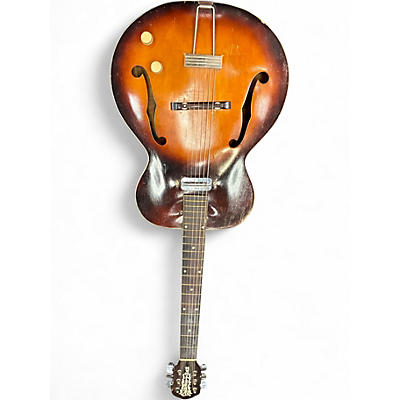 Used Old Kraftsman 60's Archtop Natural Acoustic Guitar