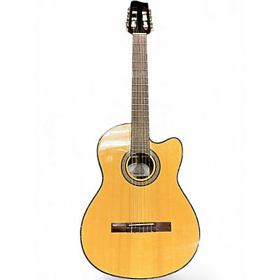 Used Olympia By Tacoma oc-10sce Natural Classical Acoustic Electric Guitar