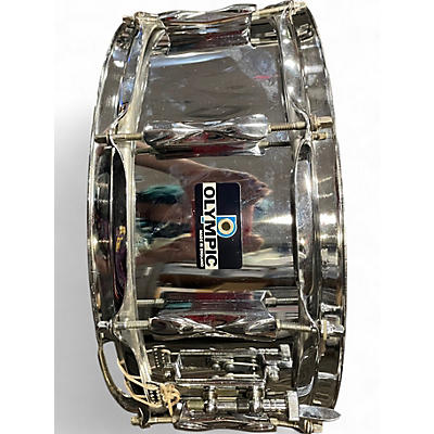Used Olympic 14X5.5 Premier Snare Chrome Drum