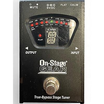 Used On-Stage GTA7800 True Bypass Tuner Tuner Pedal