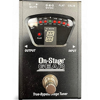 Used On-Stage TRUE BYPASS Tuner Pedal