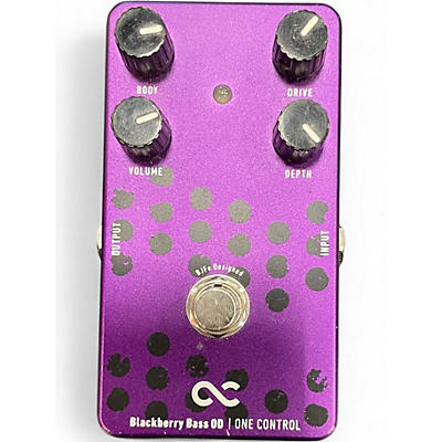 Used One Control Blackberry Bass OD Bass Effect Pedal