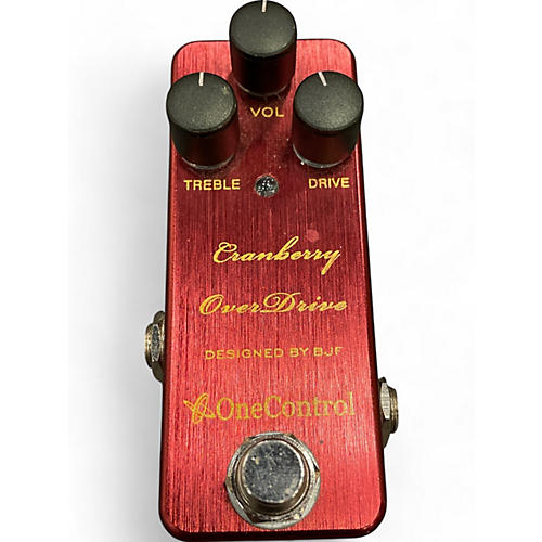 Used One Control CRANBERRY OVERDRIVE Effect Pedal