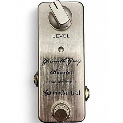 Used One Control GRANITH GREY BOOSTER Effect Pedal