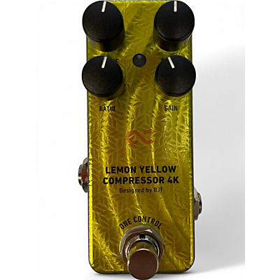 Used One Control LEMON YELLOW COMPRESSOR Effect Pedal