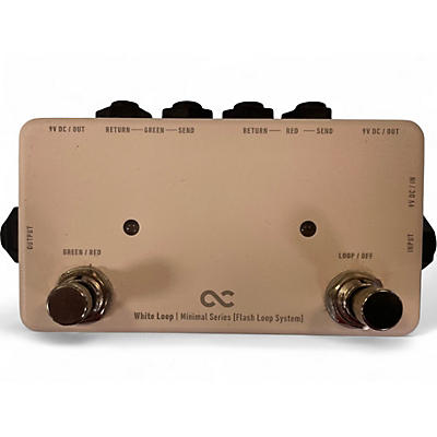 Used One Control Minimal Series White Loop Pedal