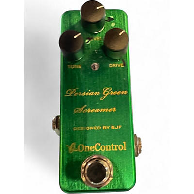 Used One Control PERSIAN GREEN SCREAMER Effect Pedal