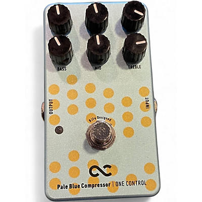 Used One Control Pale Blue Compressor Effect Pedal