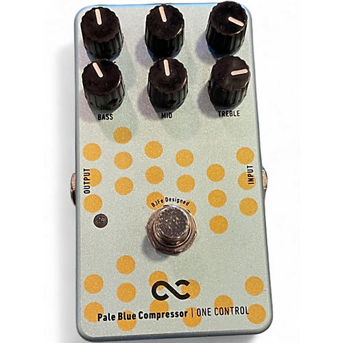 Used One Control Pale Blue Compressor Effect Pedal