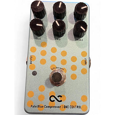 Used One Control Pale Blue Compressor Effect Pedal