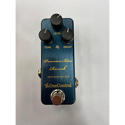 One Control Used One Control Prussian Blue Reverb Effect Pedal