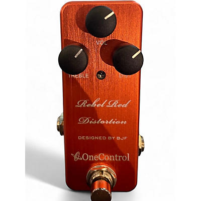 Used One Control REBEL RED Effect Pedal