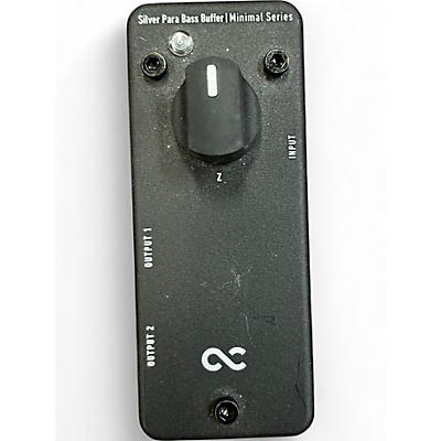 Used One Control Silver Para Bass Buffer Bass Effect Pedal