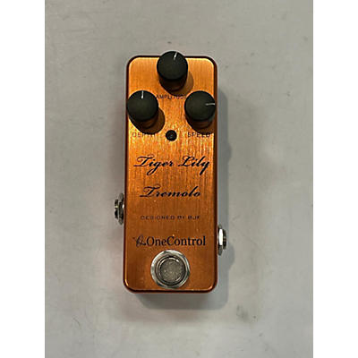 Used One Control TIGER LILY TREMOLO Effect Pedal