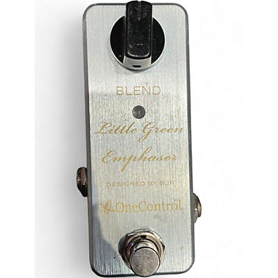 Used One Control little green emphaser Effect Pedal