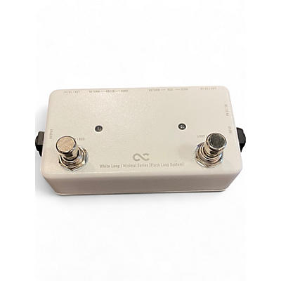 Used One Control white loop Pedal