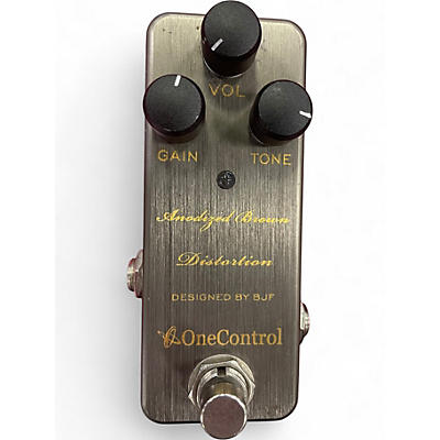 Used Onecontrol ANODIZED BROWN DISTORTION Pedal
