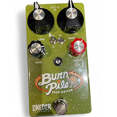 Used Oneder Effects BURN PILE Effect Pedal