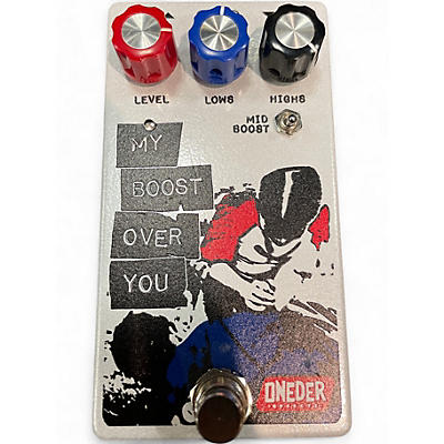 Used Oneder Effects My Boost Over You Effect Pedal