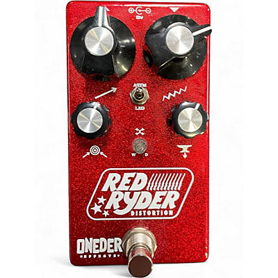 Used Oneder Effects RED RYDER Effect Pedal