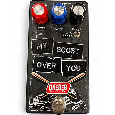 Used Oneder My Boost Over You Effect Pedal
