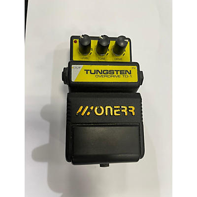 Used Onerr Tungsten Overdrive TO-1 Effect Pedal