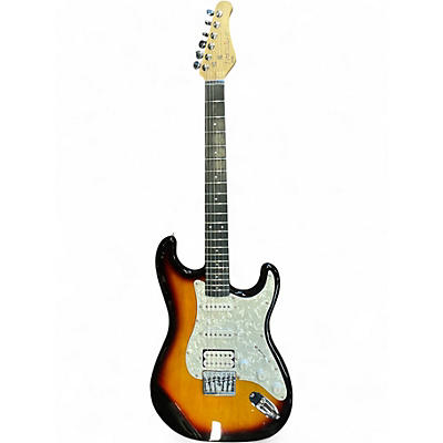Used Optek FRETLIGHT 400 SERIES 2 Tone Sunburst Solid Body Electric Guitar